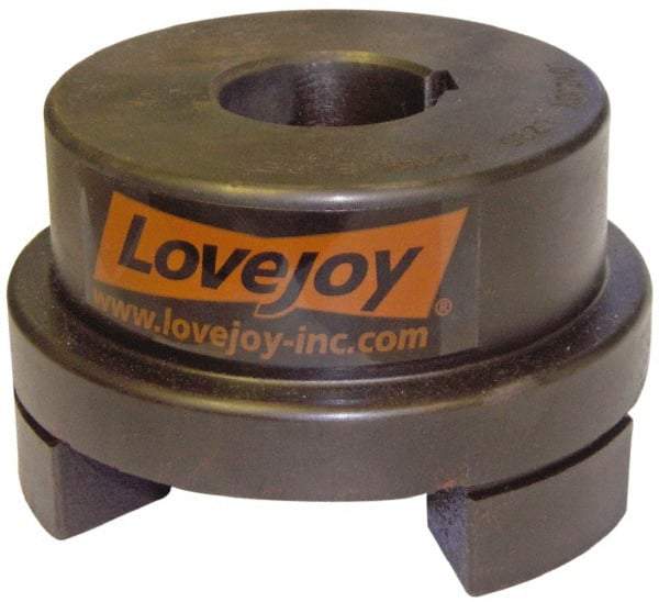 Lovejoy - 1-5/8" Max Bore Diam, Flexible Hub Coupling - 4-1/2" OD, 4.88" OAL, Sintered Iron - Makers Industrial Supply