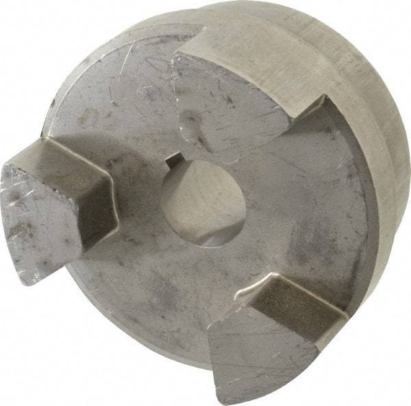 Lovejoy - 1-1/8" Max Bore Diam, Flexible Hub Coupling - 4-1/2" OD, 4.88" OAL, Sintered Iron - Makers Industrial Supply