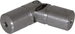 Lovejoy - 11/16" Bore Depth, 540 In/Lbs. Torque, D-Type Single Universal Joint - 5/16" Inside x 5/8" Outside Diam, 2-1/4" OAL - Makers Industrial Supply