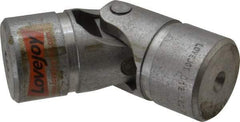 Lovejoy - 1-1/2" Bore Depth, 15,600 In/Lbs. Torque, D-Type Single Universal Joint - 1" Inside x 2" Outside Diam, 5-7/16" OAL - Makers Industrial Supply