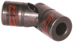 Lovejoy - 2-3/4" Bore Depth, 65,400 In/Lbs. Torque, D-Type Single Universal Joint - 1-1/2" Inside x 3" Outside Diam, 9-1/16" OAL - Makers Industrial Supply