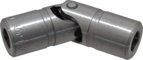 Lovejoy - 7/8" Bore Depth, 1,176 In/Lbs. Torque, D-Type Single Universal Joint - 7/16" Inside x 7/8" Outside Diam, 3" OAL - Makers Industrial Supply