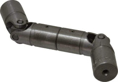 Lovejoy - 7/8" Bore Depth, 768 In/Lbs. Torque, DD-Type Double Universal Joint - 3/8" Inside x 3/4" Outside Diam, 5-3/8" OAL - Makers Industrial Supply