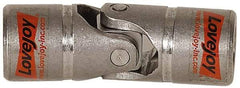 Lovejoy - 1" Bore Depth, 1,040 In/Lbs. Torque, D-Type Single Universal Joint - 1/2" Inside x 1" Outside Diam, 3-3/8" OAL - Makers Industrial Supply