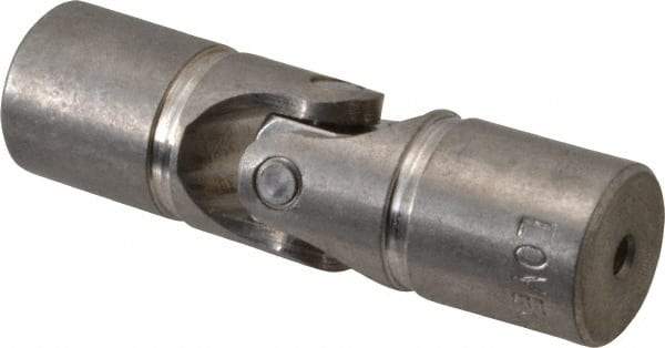 Lovejoy - 7/8" Bore Depth, 512 In/Lbs. Torque, D-Type Single Universal Joint - 3/8" Inside x 3/4" Outside Diam, 2-11/16" OAL - Makers Industrial Supply