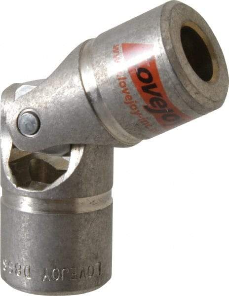 Lovejoy - 1-1/16" Bore Depth, 3,480 In/Lbs. Torque, D-Type Single Universal Joint - 5/8" Inside x 1-1/4" Outside Diam, 3-3/4" OAL - Makers Industrial Supply