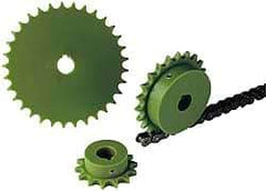 Poly Hi Solidur - 20 Teeth, 1/4" Chain Pitch, Chain Size 25, Roller Chain Sprockets - Makers Industrial Supply