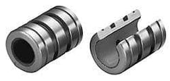 Pacific Bearing - 2" ID, 12,525 Lb Static Load Capacity, Open Linear Bearing - 3" OD - Makers Industrial Supply