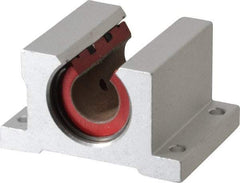 Pacific Bearing - 1/2" ID, 2" OAW x 1.688" OAL x 1-1/4" OAH Open Single Pillow Block - 1-11/16 Inch Overall Length x 1-1/4 Inch Overall Height x 2 Inch Width, - Makers Industrial Supply