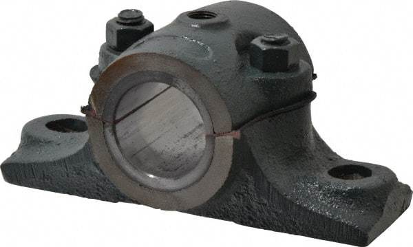 Made in USA - 5-1/4" OALSplit Bearing - Cast Iron - Makers Industrial Supply