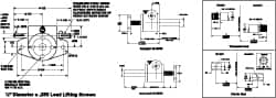 Duff-Norton - 1/4 Ton Capacity, 3" Lift Height, Inverted Mechanical Screw Actuator - Top Plate - Makers Industrial Supply