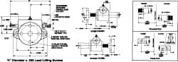 Duff-Norton - 1 Ton Capacity, 6" Lift Height, Upright Mechanical Screw Actuator - Clevis End - Makers Industrial Supply