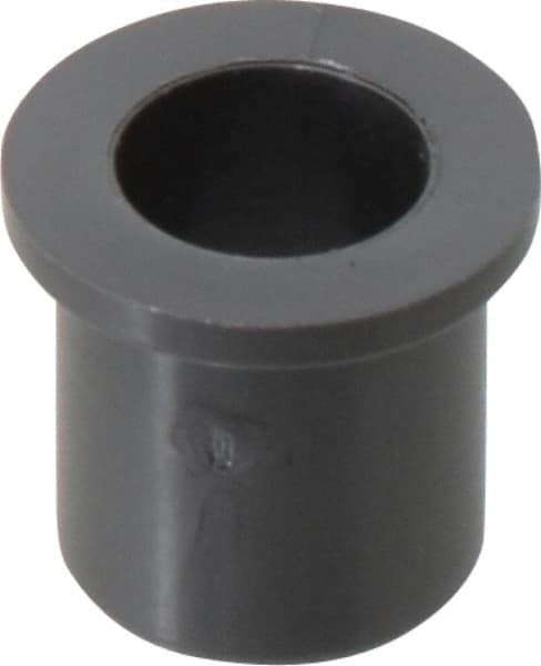 Poly Hi Solidur - 5/16" Inside x 7/16" Outside Diam, Nylon Sleeve Bearing - 0.56" Outside Diam, 1/16" Flange Thickness, 1/2" OAL - Makers Industrial Supply