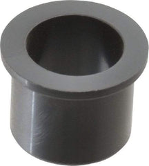 Poly Hi Solidur - 7/16" Inside x 9/16" Outside Diam, Nylon Sleeve Bearing - 11/16" Outside Diam, 1/16" Flange Thickness, 1/2" OAL - Makers Industrial Supply