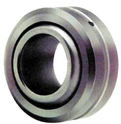 Made in USA - 9/16" Bore Diam, 16,630 Lb Dynamic Capacity, 9/16" Wide, Ball-Joint Spherical Plain Bearing - 1-3/32" OD - Makers Industrial Supply