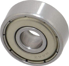 Tritan - 1/4" Bore Diam, 3/4" OD, Double Shield Deep Groove Radial Ball Bearing - 9/32" Wide, 1 Row, Round Bore, 200 Lb Static Capacity, 525 Lb Dynamic Capacity - Makers Industrial Supply