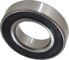 Tritan - 1-1/8" Bore Diam, 2-1/8" OD, Double Seal Deep Groove Radial Ball Bearing - 1/2" Wide, 1 Row, Round Bore, 1,690 Lb Static Capacity, 2,810 Lb Dynamic Capacity - Makers Industrial Supply