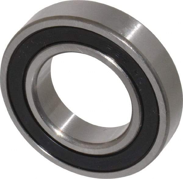 Tritan - 1-1/4" Bore Diam, 2-1/4" OD, Double Seal Deep Groove Radial Ball Bearing - 1/2" Wide, 1 Row, Round Bore, 2,090 Lb Static Capacity, 3,150 Lb Dynamic Capacity - Makers Industrial Supply