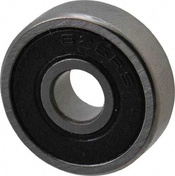 Tritan - 5mm Bore Diam, 16mm OD, Double Seal Deep Groove Radial Ball Bearing - 5mm Wide, 1 Row, Round Bore, 150 Lb Static Capacity, 390 Lb Dynamic Capacity - Makers Industrial Supply