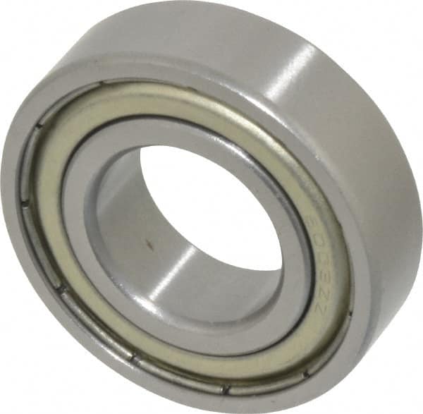 Tritan - 17mm Bore Diam, 35mm OD, Double Shield Deep Groove Radial Ball Bearing - 10mm Wide, 1 Row, Round Bore, 730 Lb Static Capacity, 1,350 Lb Dynamic Capacity - Makers Industrial Supply