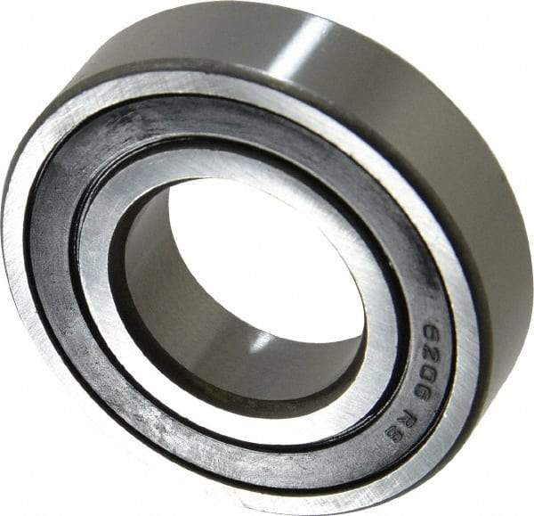 Tritan - 30mm Bore Diam, 62mm OD, Double Seal Deep Groove Radial Ball Bearing - 16mm Wide, 1 Row, Round Bore, 2,540 Lb Static Capacity, 4,390 Lb Dynamic Capacity - Makers Industrial Supply