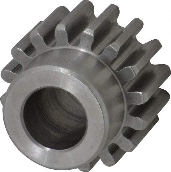 Browning - 12 Pitch, 1.333" Pitch Diam, 16 Tooth Spur Gear - 5/8" Bore Diam, 1-1/16" Hub Diam, Steel - Makers Industrial Supply