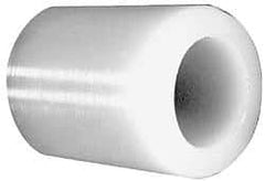 Made in USA - 1" Inside x 1-1/2" Outside Diam, Polyethylene Sleeve Bearing - 1-3/4" Flange Outside Diam, 3/16" Flange Thickness, 1-1/2" OAL - Makers Industrial Supply