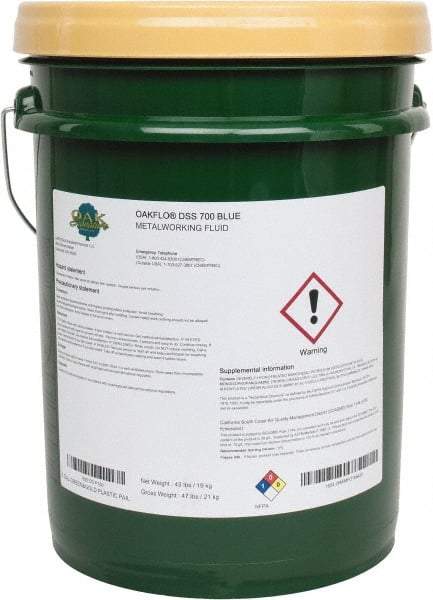 Oak Signature - Oakflo DSS 700B, 5 Gal Pail Cutting & Grinding Fluid - Semisynthetic - Makers Industrial Supply