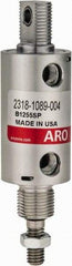 ARO/Ingersoll-Rand - 1/2" Stroke x 1-1/8" Bore Double Acting Air Cylinder - 1/8 Port, 3/8-16 Rod Thread - Makers Industrial Supply