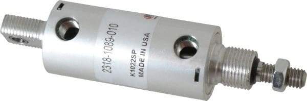 ARO/Ingersoll-Rand - 1" Stroke x 1-1/8" Bore Double Acting Air Cylinder - 1/8 Port, 3/8-16 Rod Thread - Makers Industrial Supply