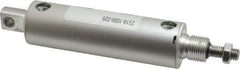 ARO/Ingersoll-Rand - 2-5/8" Stroke x 1-1/8" Bore Double Acting Air Cylinder - 1/8 Port, 3/8-16 Rod Thread - Makers Industrial Supply