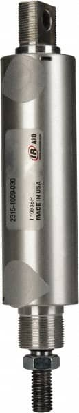 ARO/Ingersoll-Rand - 3" Stroke x 1-1/2" Bore Double Acting Air Cylinder - 1/4 Port, 1/2-13 Rod Thread - Makers Industrial Supply