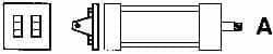 ARO/Ingersoll-Rand - Air Cylinder MP2 Clevis Rear Mount Kit - For 3-1/4" Air Cylinders, Use with Provenair Series - Makers Industrial Supply