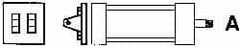 ARO/Ingersoll-Rand - Air Cylinder MP2 Clevis Rear Mount Kit - For 3-1/4" Air Cylinders, Use with Provenair Series - Makers Industrial Supply