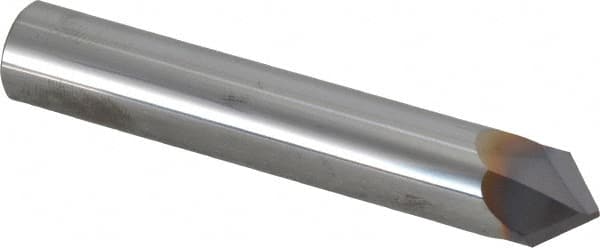 Niagara Cutter - 1/2" Diam 2 Flute Single End Solid Carbide Chamfer Mill - Makers Industrial Supply