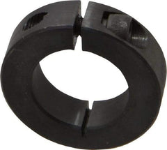 Climax Metal Products - 1-1/8" Bore, Steel, One Piece Clamp Collar - 1-7/8" Outside Diam, 1/2" Wide - Makers Industrial Supply