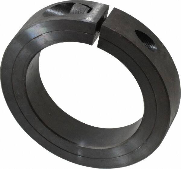 Climax Metal Products - 2-15/16" Bore, Steel, One Piece Clamp Collar - 4-1/4" Outside Diam, 7/8" Wide - Makers Industrial Supply