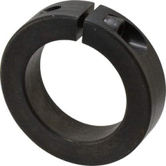 Climax Metal Products - 40mm Bore, Steel, One Piece Clamp Collar - 2-3/8" Outside Diam - Makers Industrial Supply