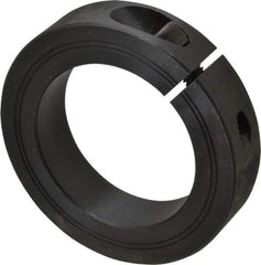 Climax Metal Products - 55mm Bore, Steel, One Piece Clamp Collar - 3-1/4" Outside Diam - Makers Industrial Supply