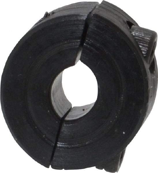 Climax Metal Products - 1/4" Bore, Steel, Two Piece Shaft Collar - 11/16" Outside Diam, 5/16" Wide - Makers Industrial Supply