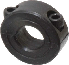 Climax Metal Products - 7/16" Bore, Steel, Two Piece Shaft Collar - 15/16" Outside Diam, 3/8" Wide - Makers Industrial Supply