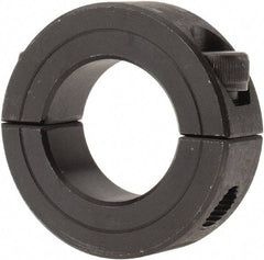 Climax Metal Products - 1" Bore, Steel, Two Piece Shaft Collar - 1-3/4" Outside Diam, 1/2" Wide - Makers Industrial Supply