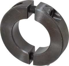 Climax Metal Products - 1-3/16" Bore, Steel, Two Piece Shaft Collar - 2-1/16" Outside Diam, 1/2" Wide - Makers Industrial Supply