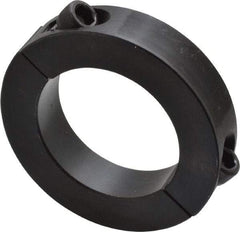 Climax Metal Products - 1-15/16" Bore, Steel, Two Piece Shaft Collar - 3" Outside Diam, 11/16" Wide - Makers Industrial Supply