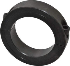 Climax Metal Products - 2-3/16" Bore, Steel, Two Piece Shaft Collar - 3-1/4" Outside Diam, 3/4" Wide - Makers Industrial Supply