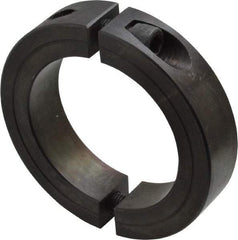 Climax Metal Products - 2-1/4" Bore, Steel, Two Piece Shaft Collar - 3-1/4" Outside Diam, 3/4" Wide - Makers Industrial Supply