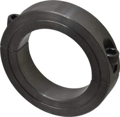 Climax Metal Products - 2-5/8" Bore, Steel, Two Piece Two Piece Split Shaft Collar - 3-7/8" Outside Diam, 7/8" Wide - Makers Industrial Supply