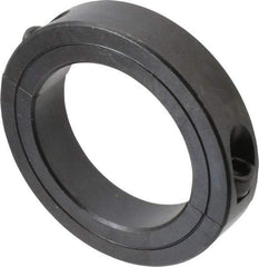 Climax Metal Products - 2-7/8" Bore, Steel, Two Piece Two Piece Split Shaft Collar - 4-1/4" Outside Diam, 7/8" Wide - Makers Industrial Supply