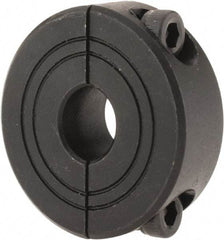 Climax Metal Products - 8mm Bore, Steel, Two Piece Shaft Collar - 1" Outside Diam - Makers Industrial Supply