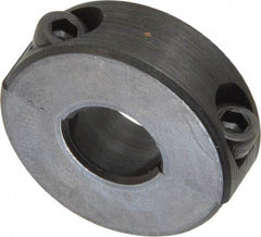 Climax Metal Products - 10mm Bore, Steel, Two Piece Shaft Collar - 1" Outside Diam - Makers Industrial Supply